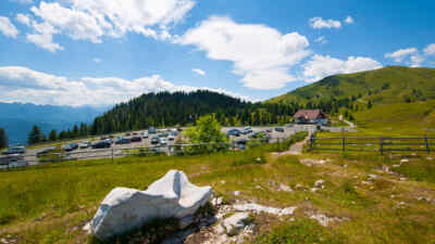 Webcam recording on the Villacher Alpine Road